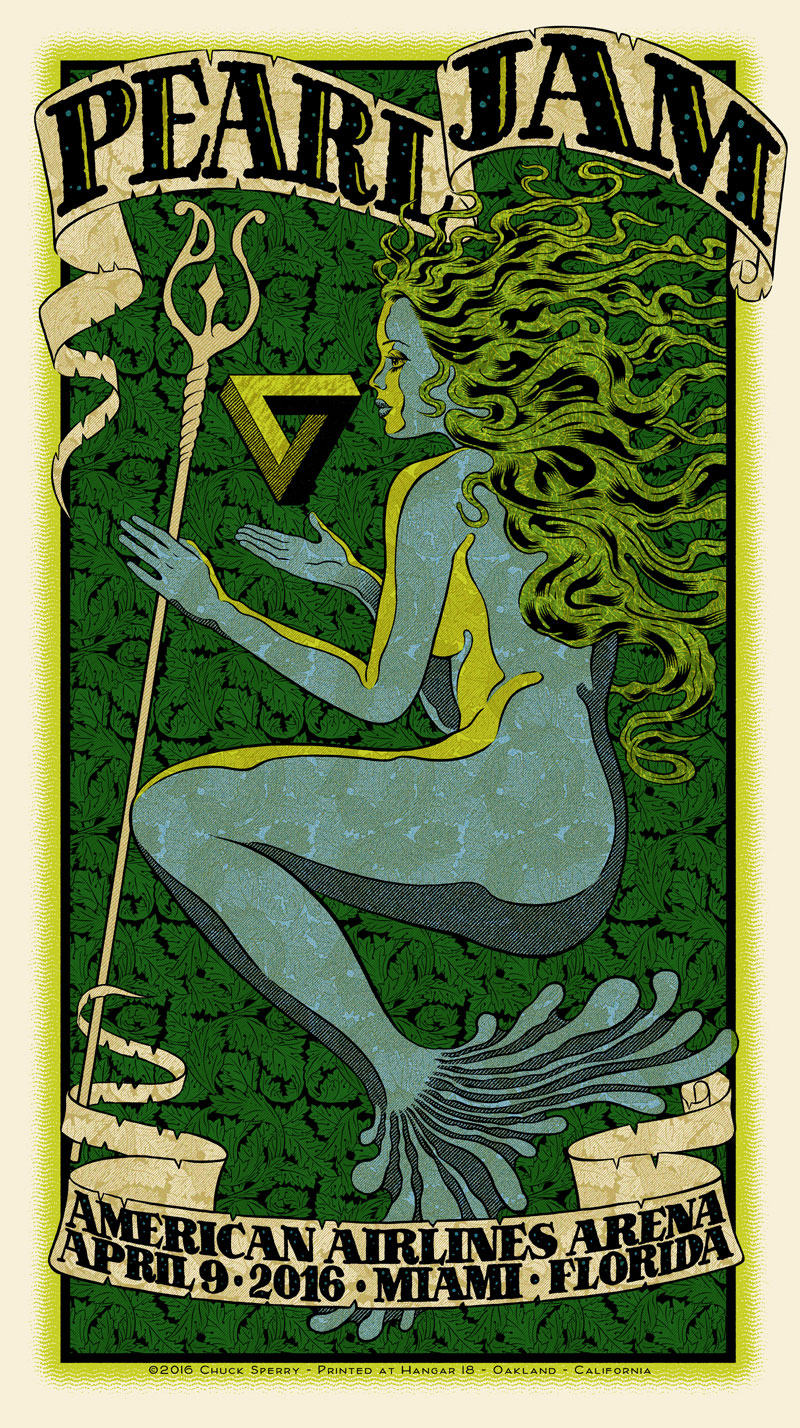 Pearl Jam Tour Posters Pearl Jam Tour Posters